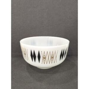 Mid-century Modern Federal Harlequin Pattern Bowl 2.5 Quarts